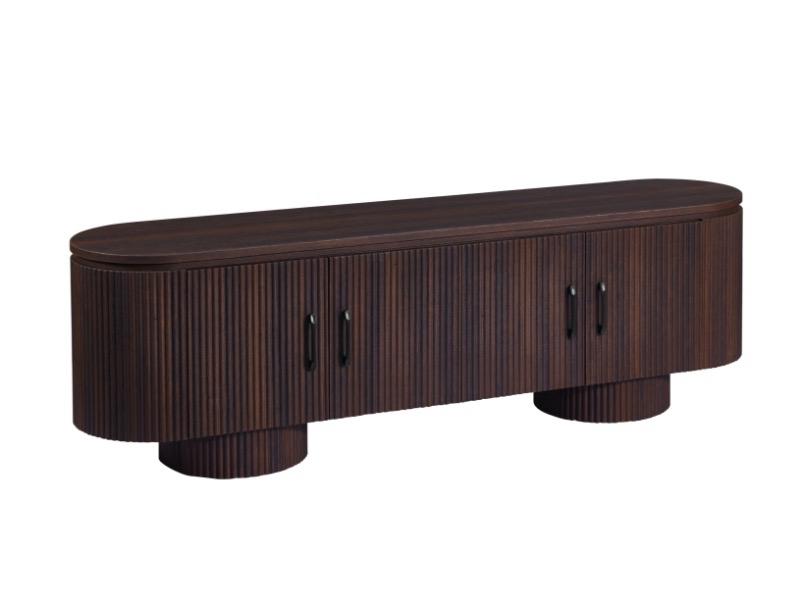 Japandi TV-Meubel Loubier Walnoot Look 180 cm