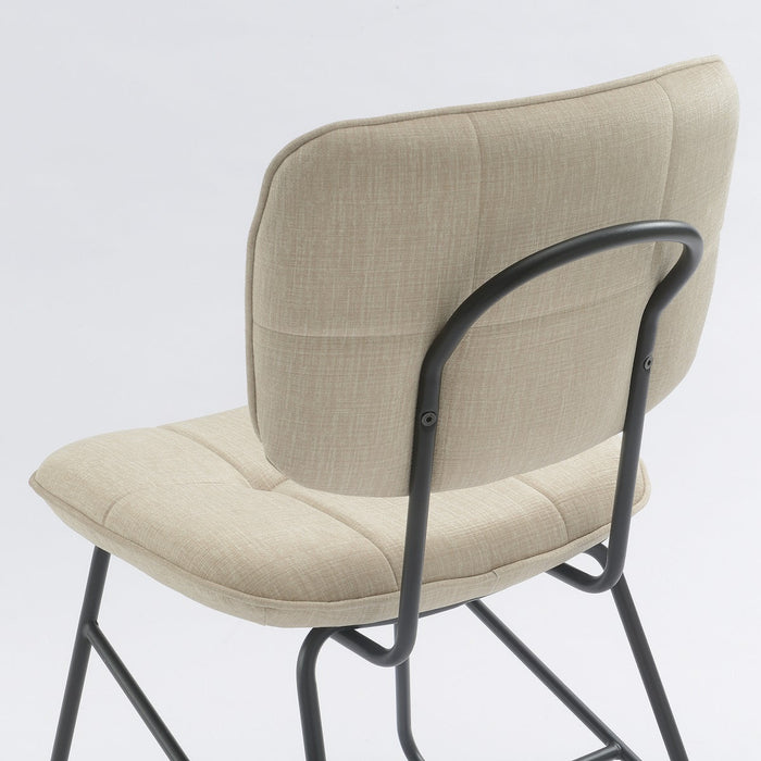 Eetkamerstoel Didier Velours Stone Set van 2