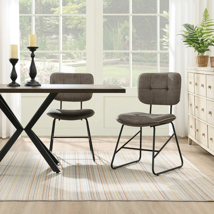 Eetkamerstoel Didier Velours Taupe Set van 4