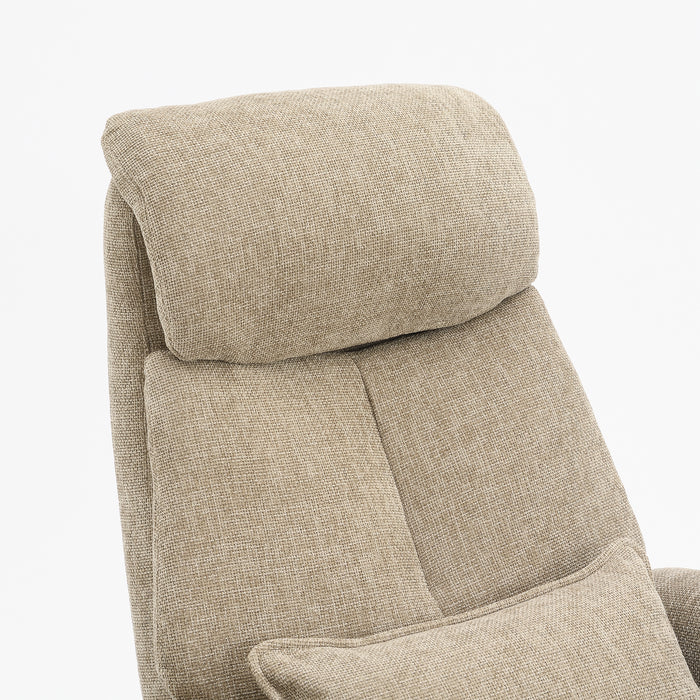 Fauteuil Relax Électrique Maine Lin Taupe