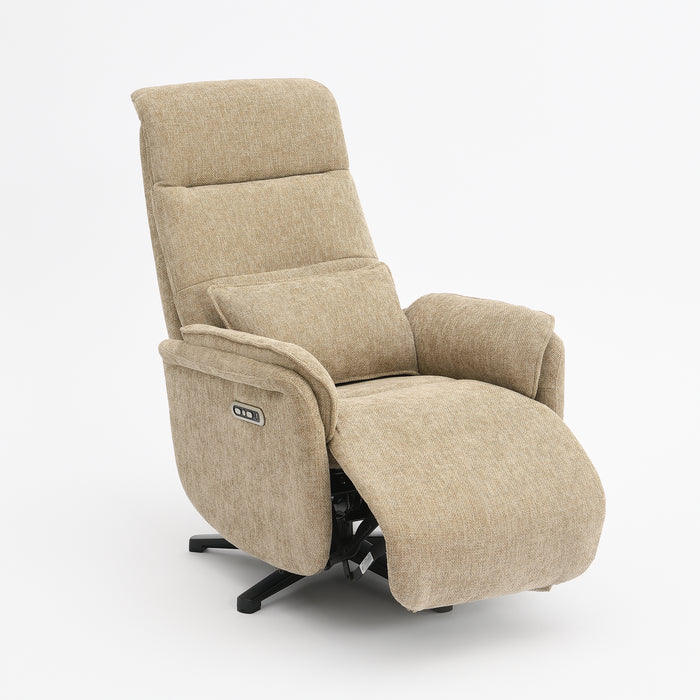 Elektrischer Relaxsessel Valois Leinen Taupe