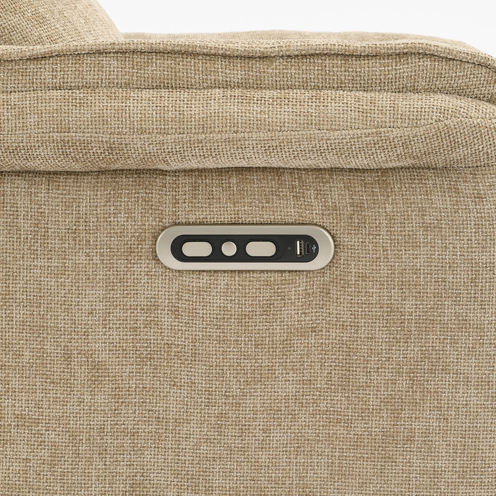 Elektrischer Relaxsessel Valois Leinen Taupe