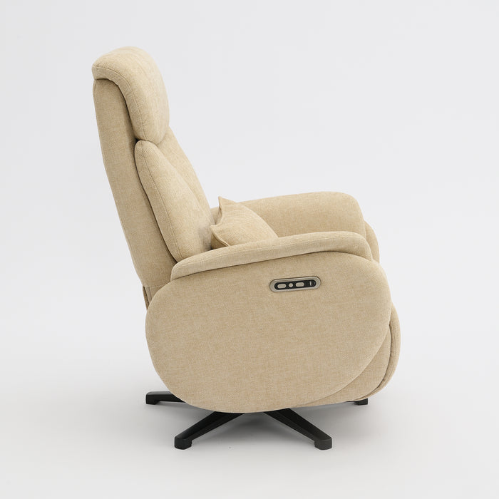 Elektrisch Relax Fauteuil Maine Linnen Stone