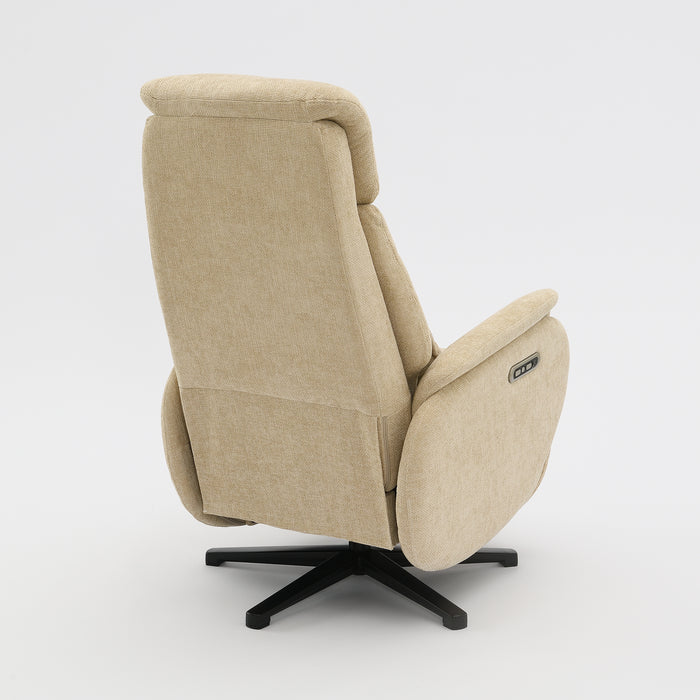 Elektrisch Relax Fauteuil Maine Linnen Stone
