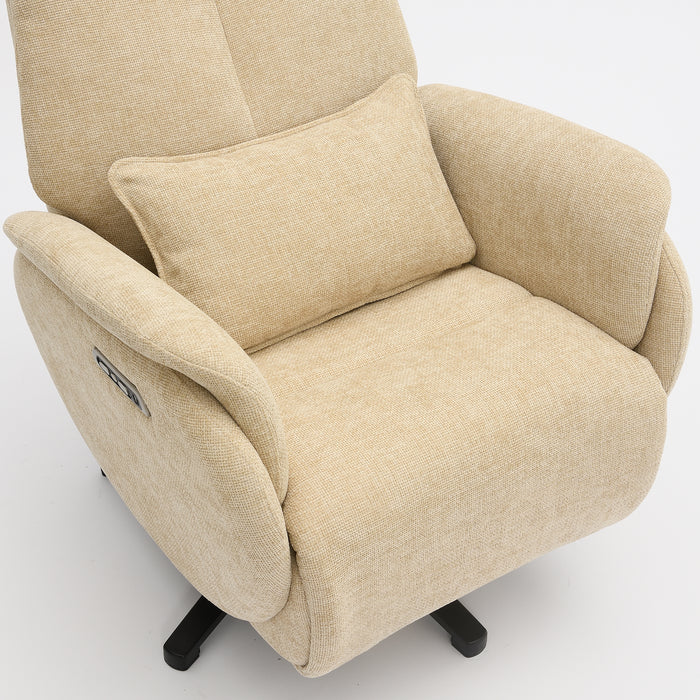 Elektrisch Relax Fauteuil Maine Linnen Stone