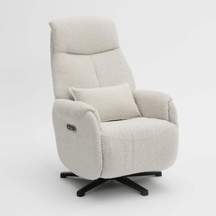 Fauteuil Relax Électrique Ligre Boucle Creme