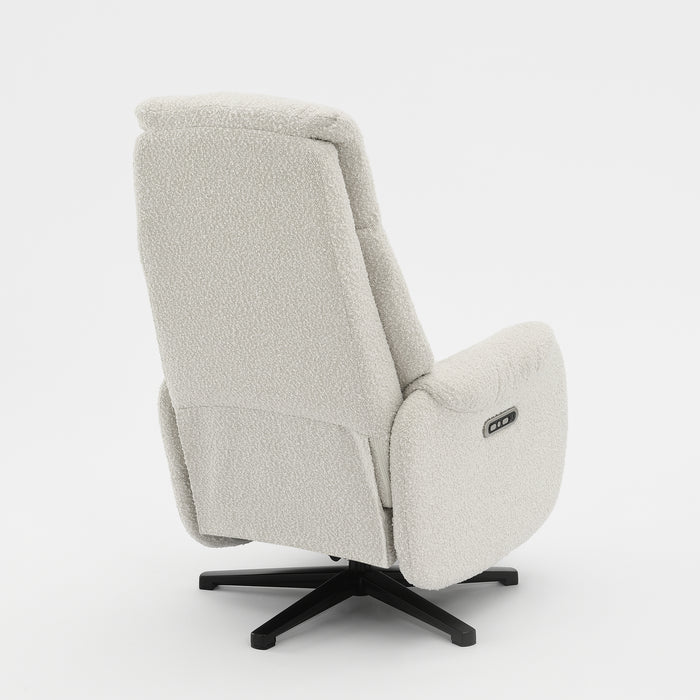 Fauteuil Relax Électrique Ligre Boucle Creme