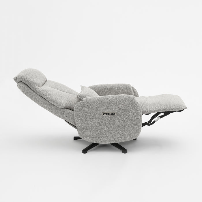 Fauteuil Relax Électrique Ligre Boucle Taupe