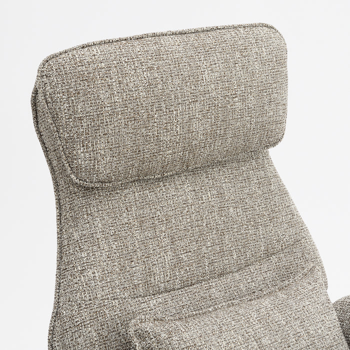 Elektrischer Relaxsessel Leinen Floren Taupe