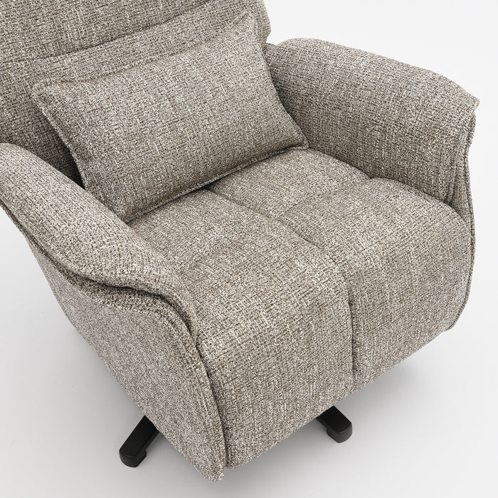 Elektrischer Relaxsessel Leinen Floren Taupe