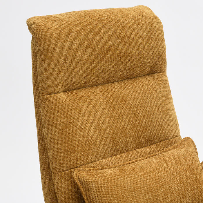 Fauteuil Relax Électrique Valois Lin Jaune ocre