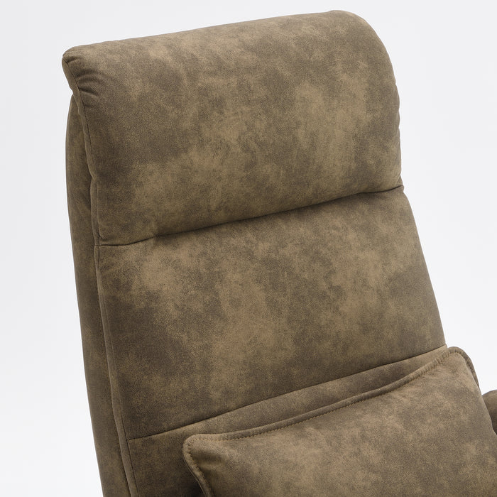 Elektrischer Relaxsessel Valois Microfaserleder Taupe