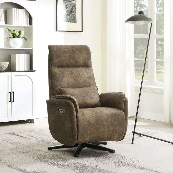 Elektrischer Relaxsessel Valois Microfaserleder Taupe