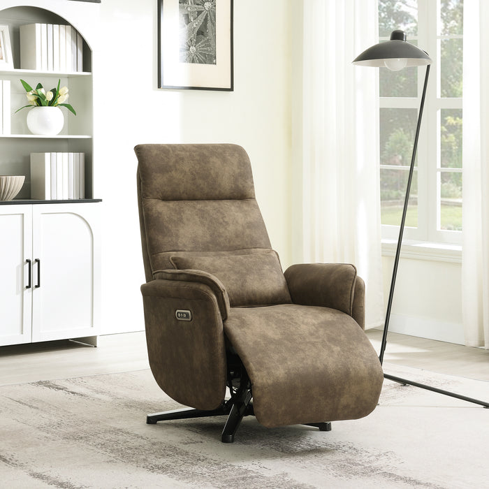 Elektrischer Relaxsessel Valois Microfaserleder Taupe