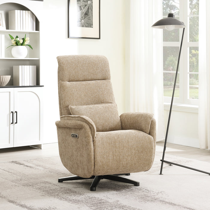 Elektrischer Relaxsessel Valois Leinen Taupe
