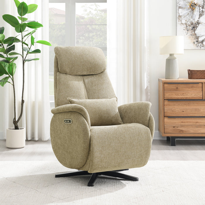 Fauteuil Relax Électrique Maine Lin Taupe