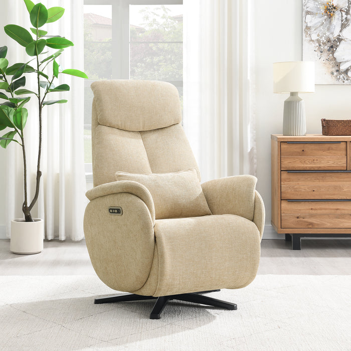 Elektrisch Relax Fauteuil Maine Linnen Stone