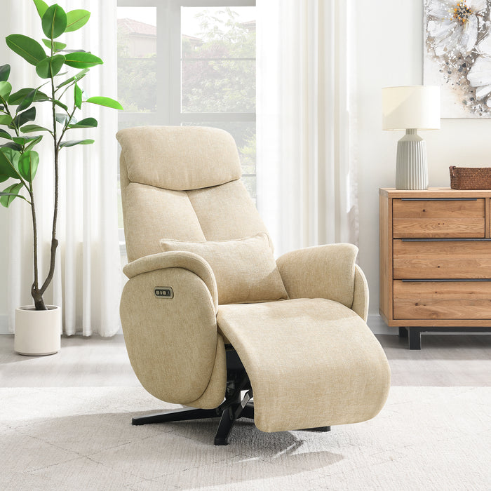 Elektrisch Relax Fauteuil Maine Linnen Stone