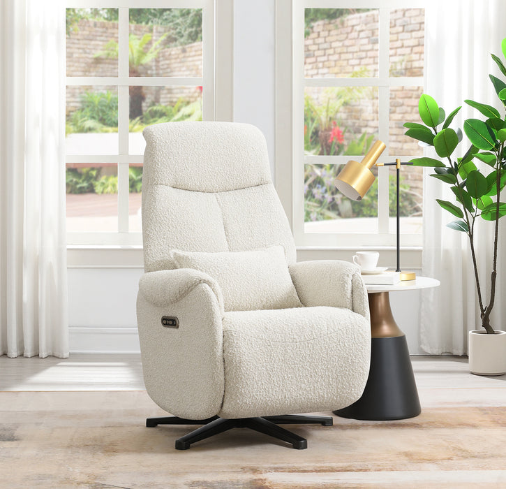 Fauteuil Relax Électrique Ligre Boucle Creme