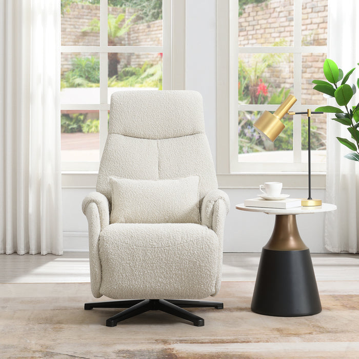 Fauteuil Relax Électrique Ligre Boucle Creme