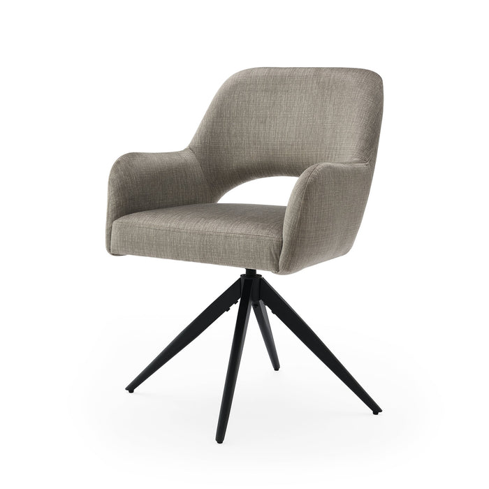 Draaibare Eetkamerstoel Moulin Taupe Set van 4