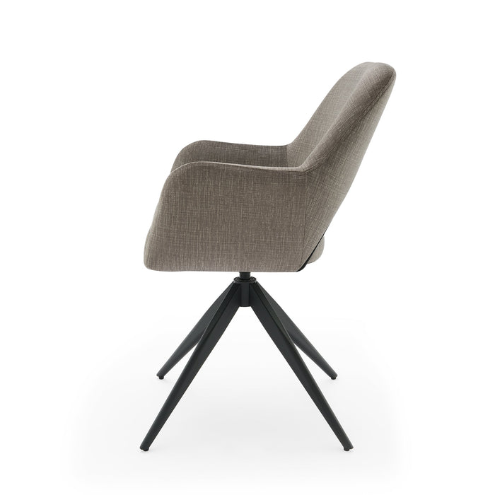 Draaibare Eetkamerstoel Moulin Taupe Set van 4