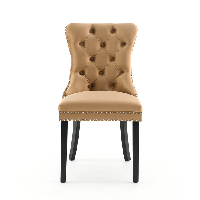 Eetkamerstoel Bains Velours Beige