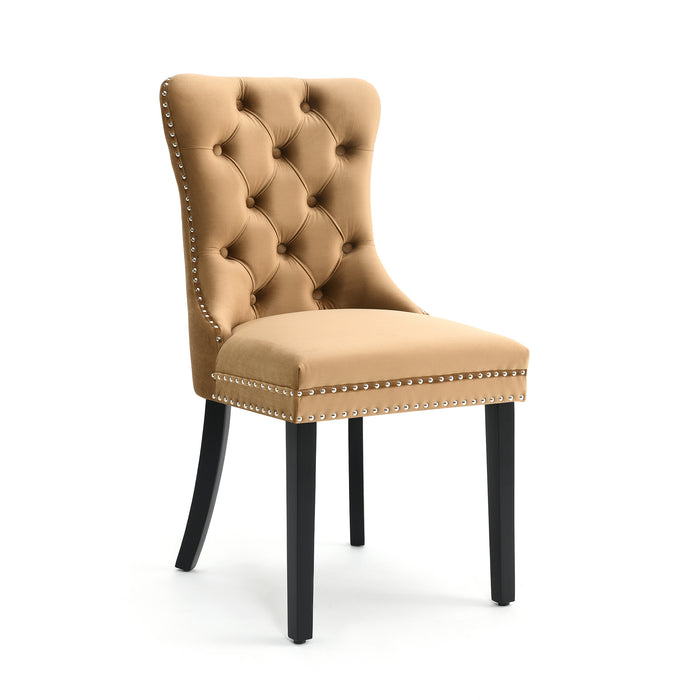 Eetkamerstoel Bains Velours Beige