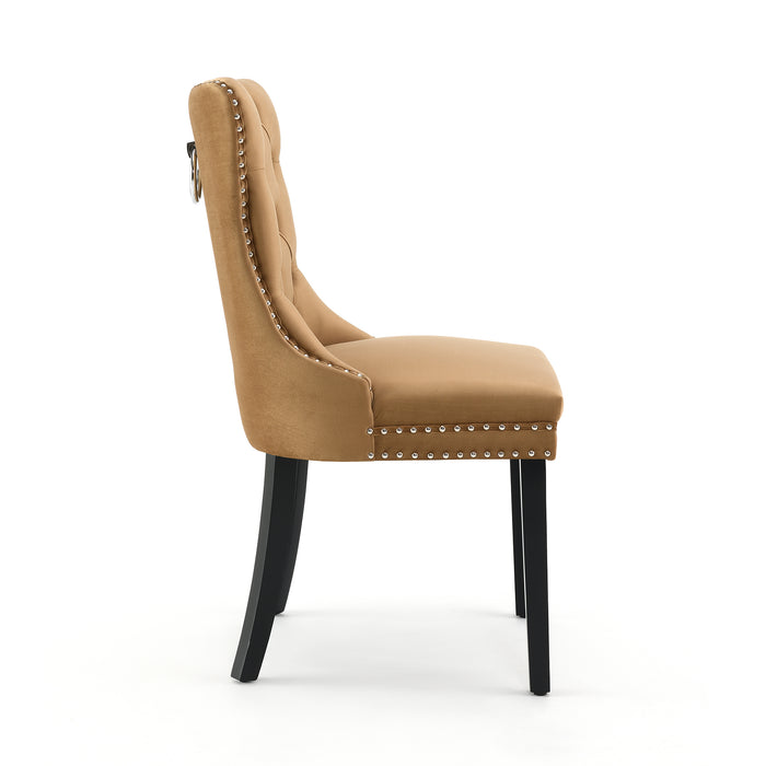 Eetkamerstoel Bains Velours Beige