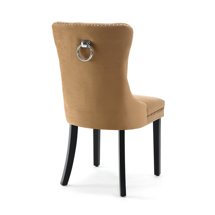 Eetkamerstoel Bains Velours Beige