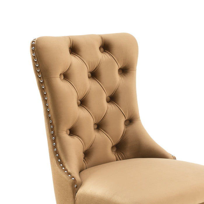 Eetkamerstoel Bains Velours Beige