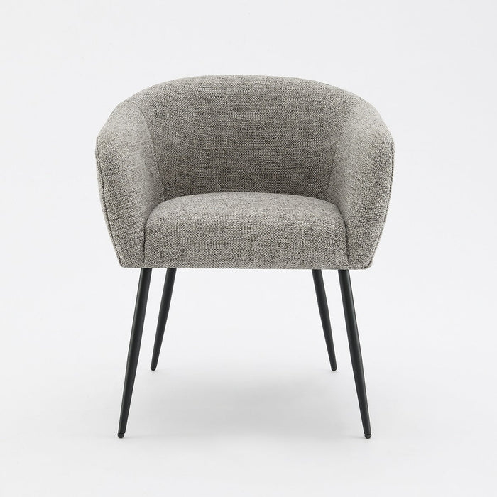 Eetkamerstoel Antoly Linnen Antraciet Set van 2