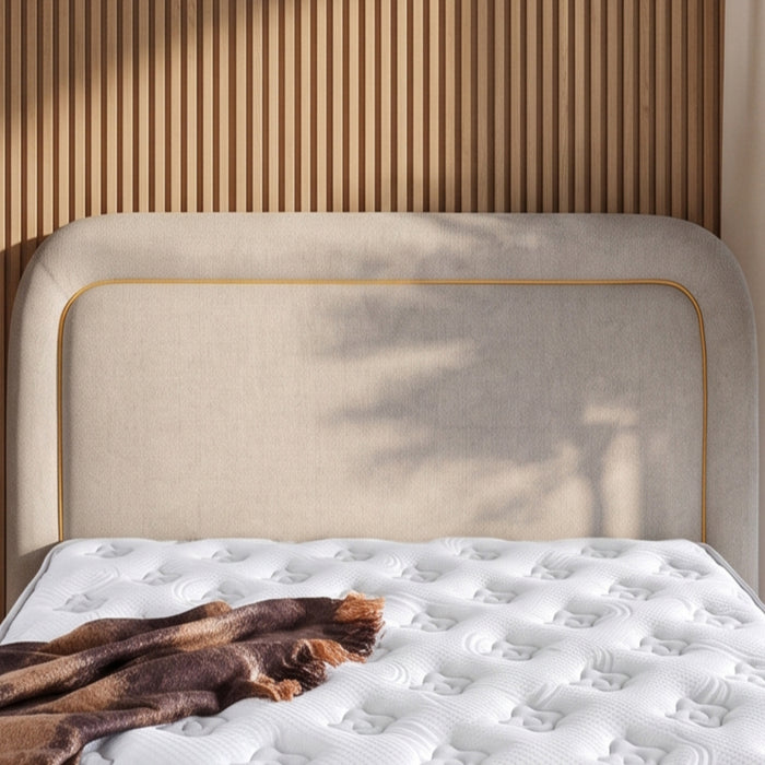 Lit coffre BEAUM Design Japandi Stone 160 × 200 cm