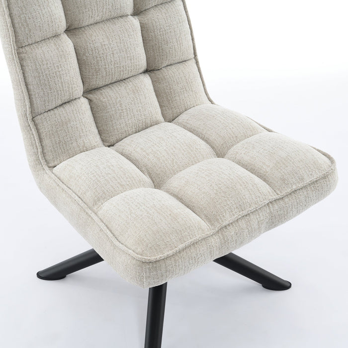 Fauteuil Luchon Japandi Stone Draaibaar