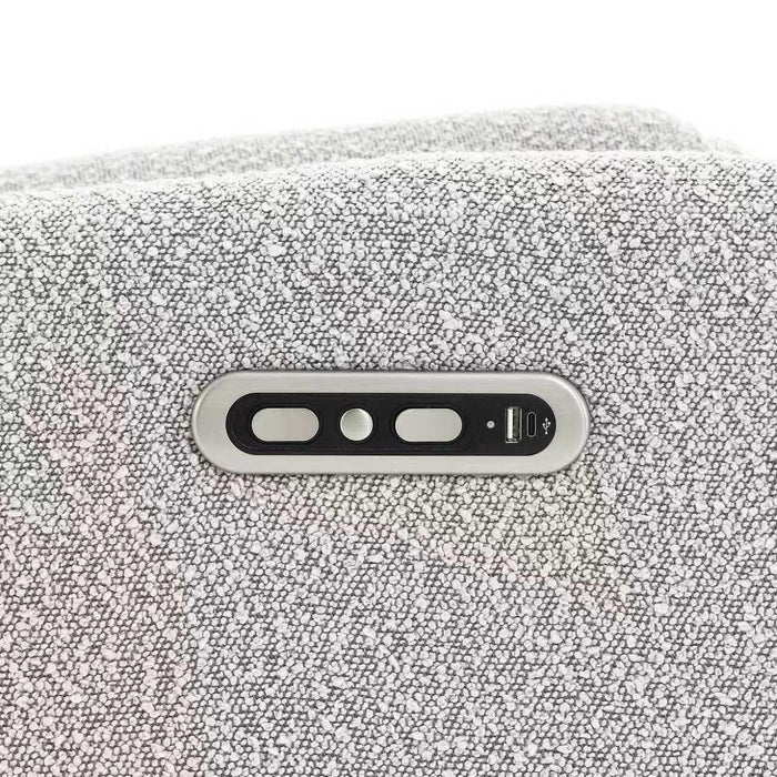 Elektrisch Relax Fauteuil Gervais Boucle Taupe