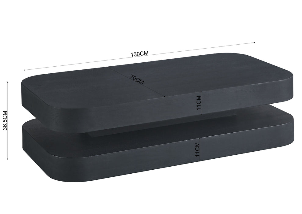 Table basse THONON Noir