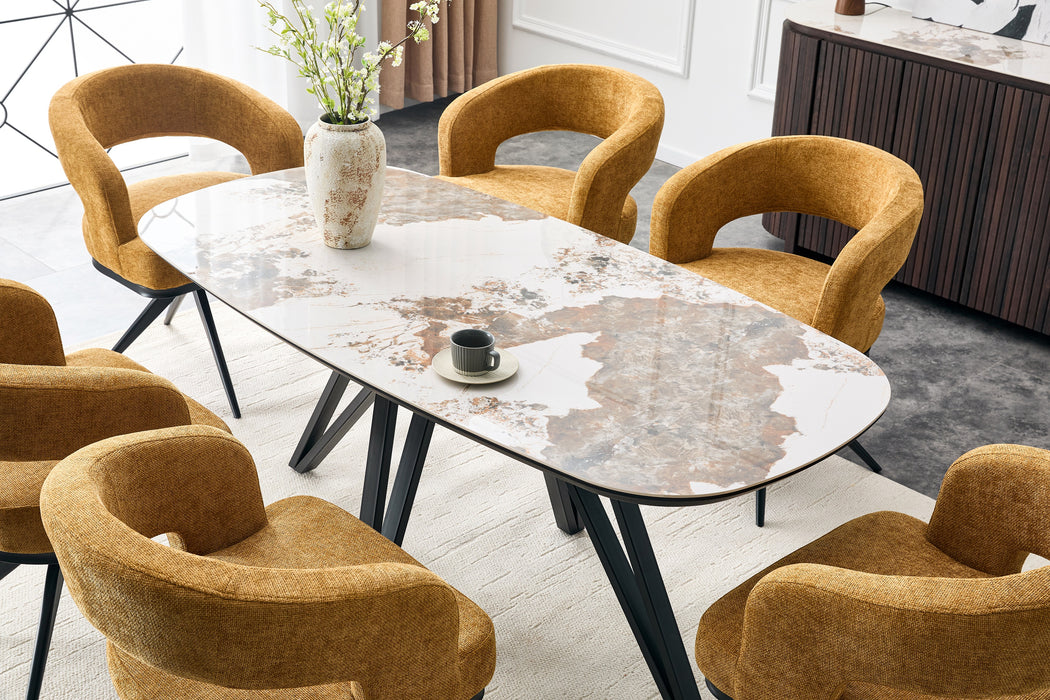 Eettafel TRESSIN Keramiek Pandora 160 cm