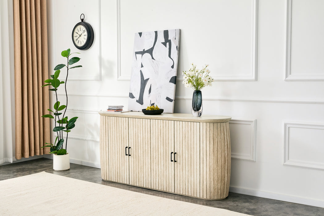 Dressoir LADOUR Travertin Keramiek 180 cm