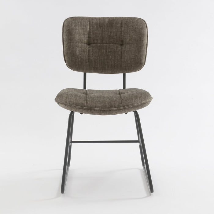 Eetkamerstoel Didier Velours Taupe Set van 4