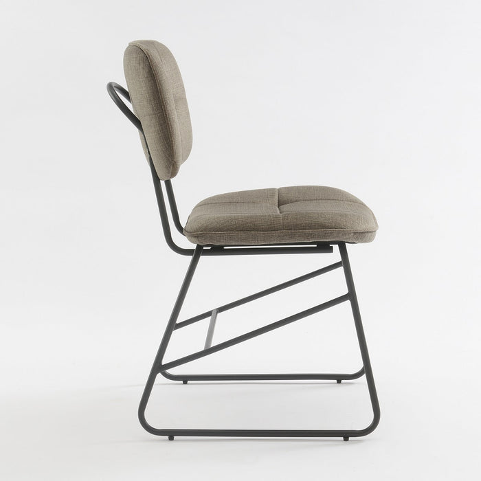 Eetkamerstoel Didier Velours Taupe Set van 4