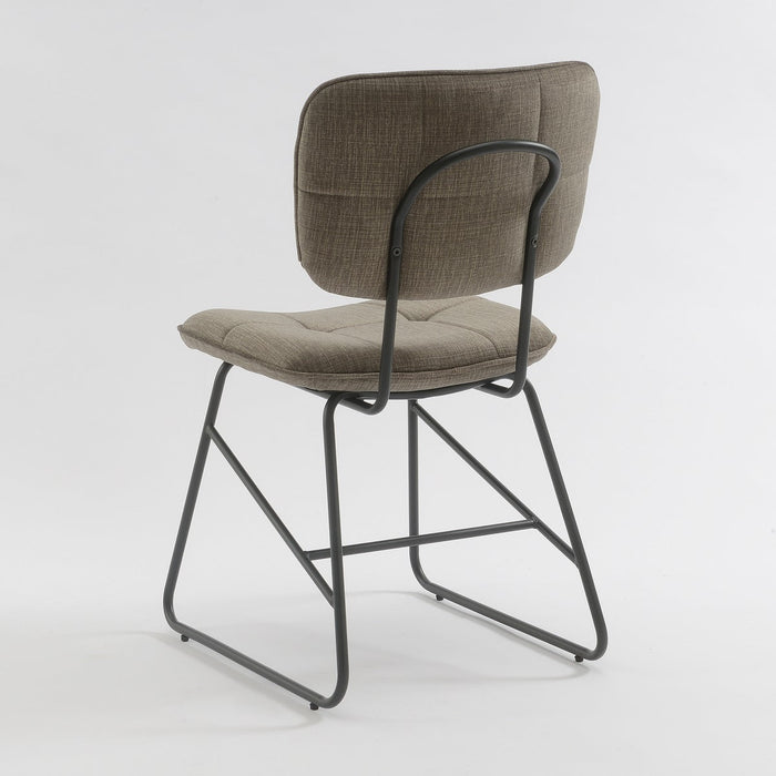 Eetkamerstoel Didier Velours Taupe Set van 4