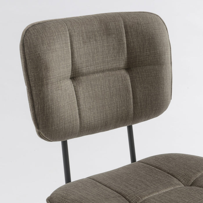 Eetkamerstoel Didier Velours Taupe Set van 4