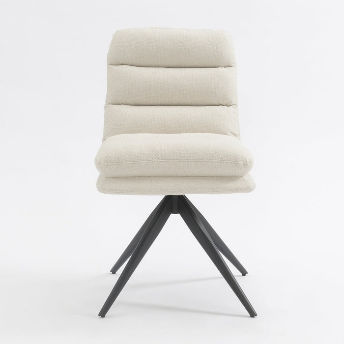 Draaibare Eetkamerstoel Nessa Stone Set van 4