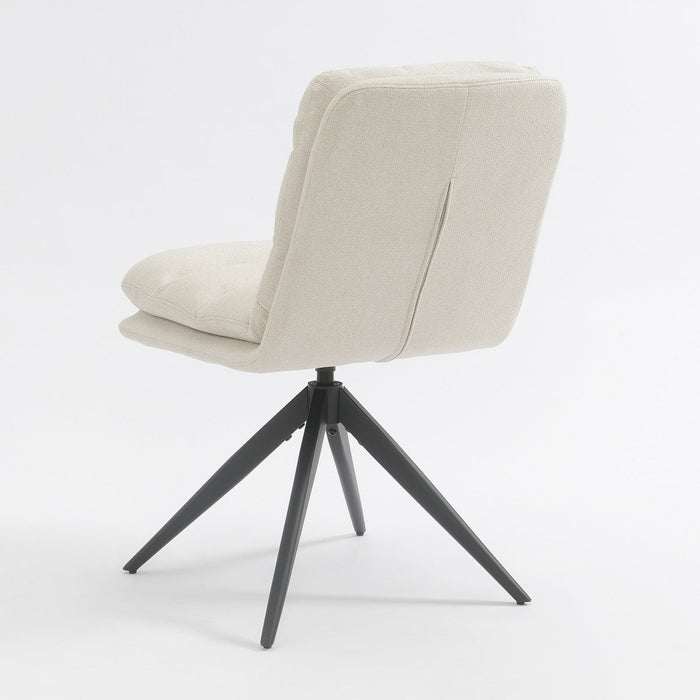 Draaibare Eetkamerstoel Nessa Stone Set van 4