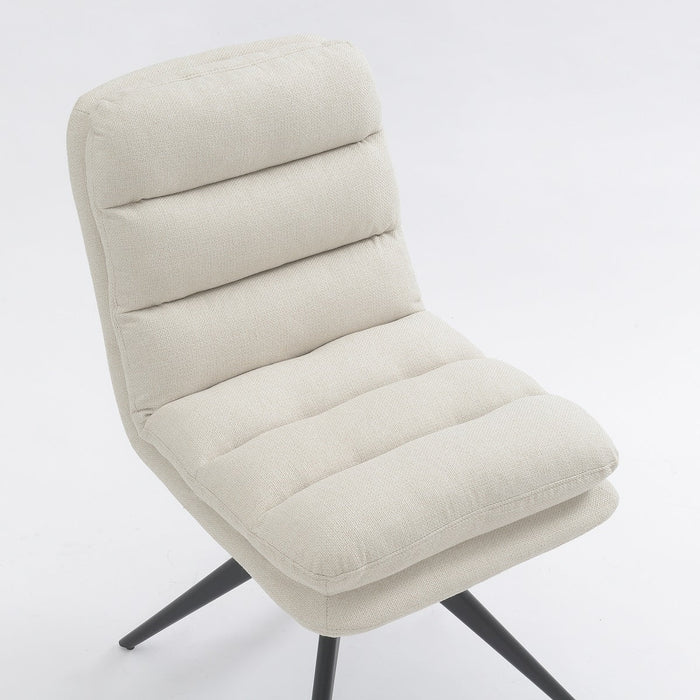 Draaibare Eetkamerstoel Nessa Stone Set van 2