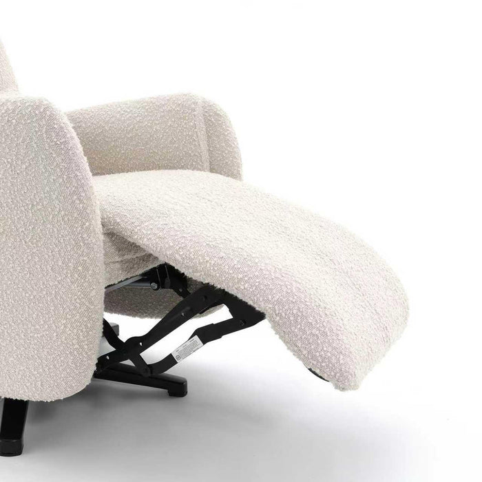 Elektrisch Relax Fauteuil Gervais Boucle Creme