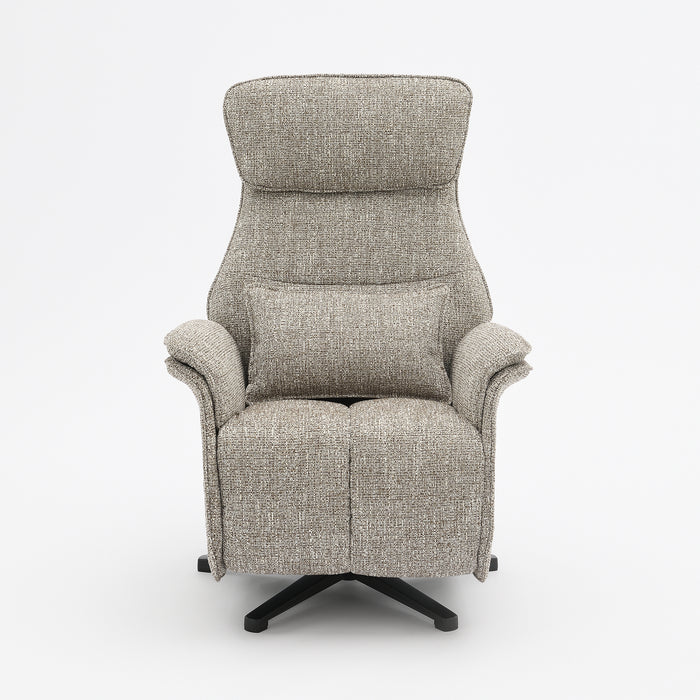 Elektrischer Relaxsessel Leinen Floren Taupe