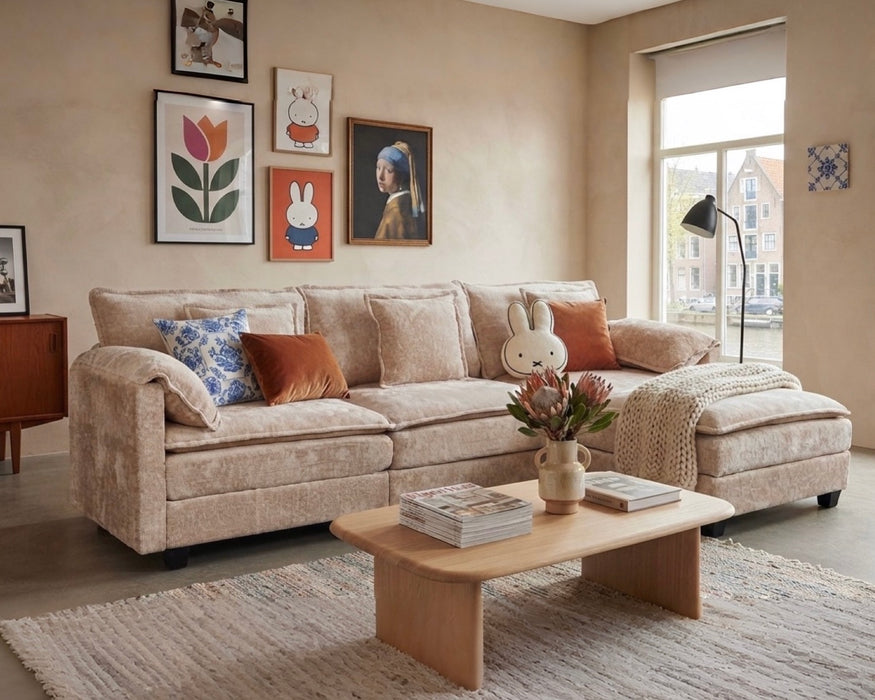NOULET Modulares Ecksofa Stone