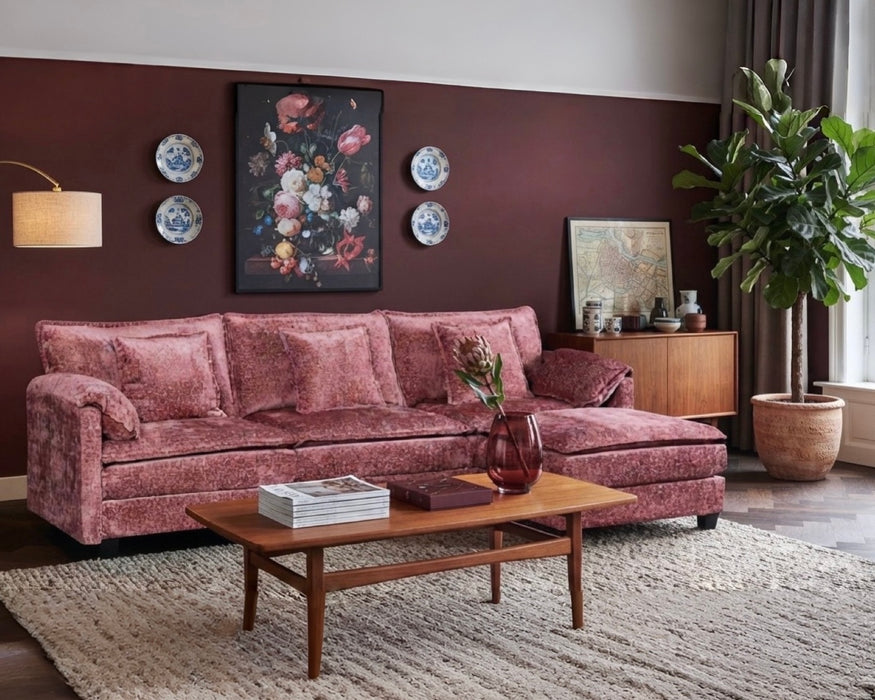 NOULET Modulares Ecksofa Bordeaux