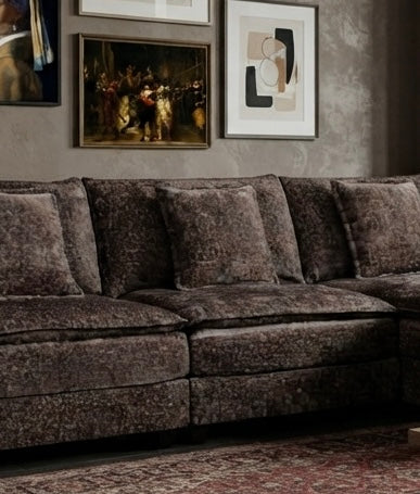 NOULET Modulares Ecksofa Taupe
